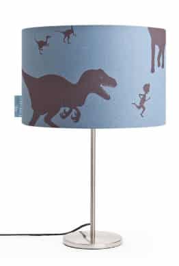 Blue & Brown Lampshade