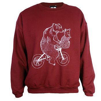 Bear On Bicycle Jumper 