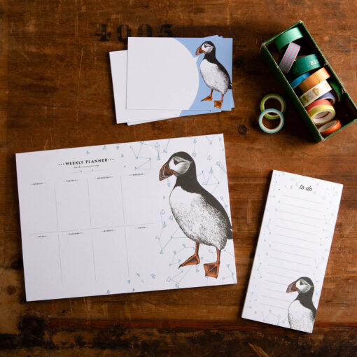 puffin stationery by Cherith Harrison