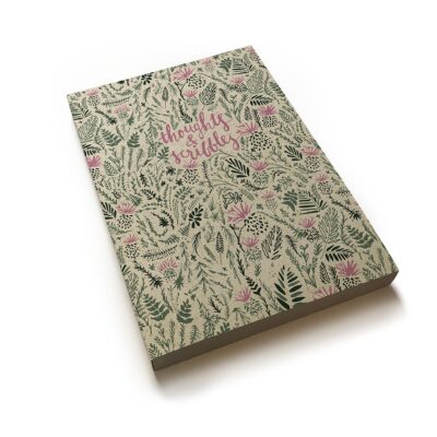 Thistle notepad by Cherith Harrison