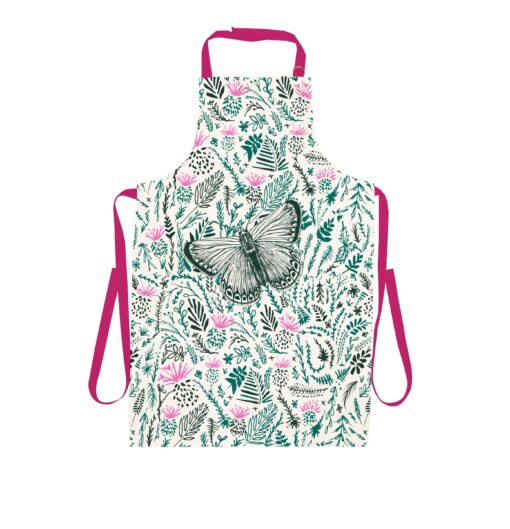 Thistles and Butterflies Apron by Cherith Harrison