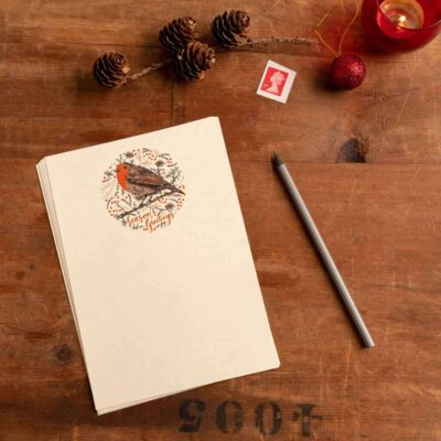 Christmas Robin Thank You Letters by Cherith Harrison