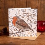 Christmas Robin Card by Cherith Harrison
