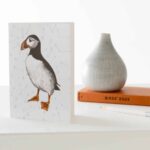 puffin card by Cherith Harrison