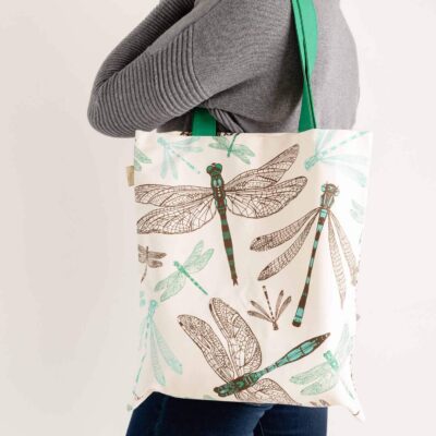 Dragonfly tote bag by Cherith Harrison