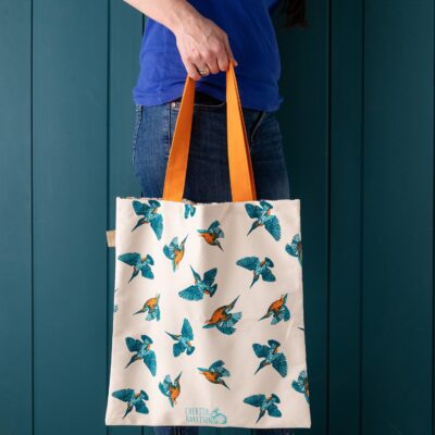 Kingfishers Tote Bag by Cherith Harrison
