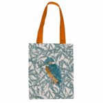 Cherith Harrison Kingfisher Eco Shopper Tote Bag Front
