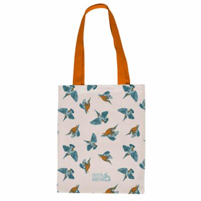Kingfisher Canvas Eco Shopper Bag by Cherith Harrison