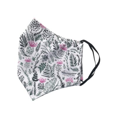 Floral Face Mask design by Cherith Harrison and made in the UK