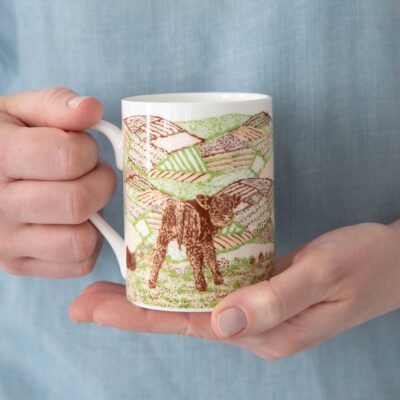 Highland Cow Love mug by Cherith Harrison