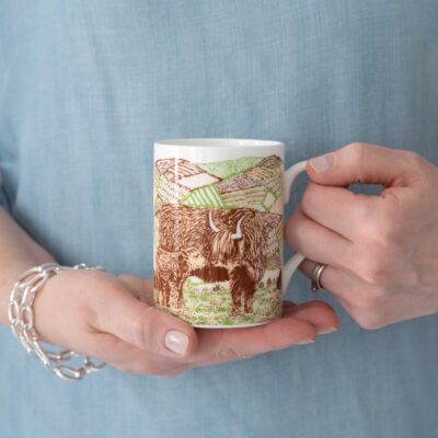 Highland Cow Love mug by Cherith Harrison