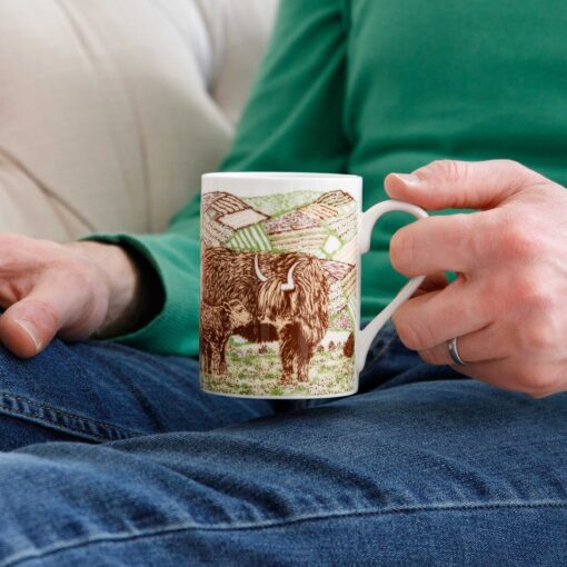 Highland Cow Love mug by Cherith Harrison