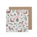 Reindeer Christmas card by Cherith Harrison