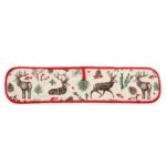 Christmas Reindeer Oven Gloves by Cherith Harrison