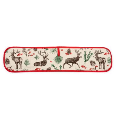 Christmas Reindeer Oven Gloves by Cherith Harrison