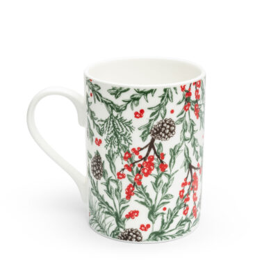 Cherith Harrison Christmas Garden Bone China Mug