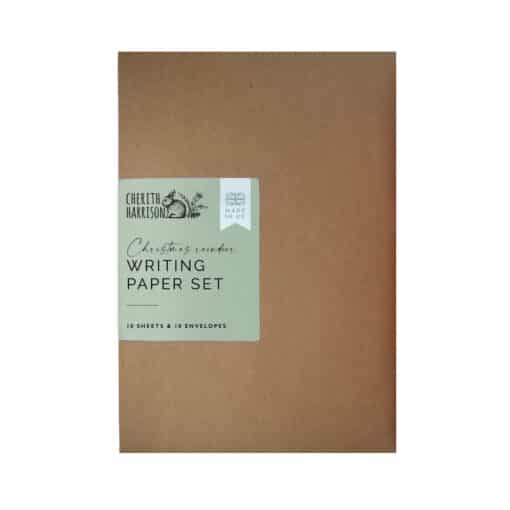 Cherith Harrison Christmas Reindeer Writing Set Packaging Front