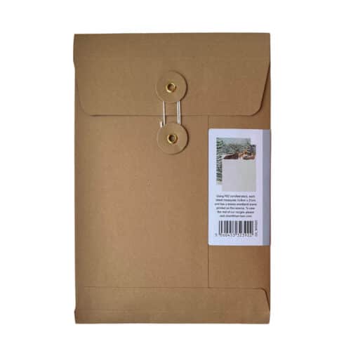 Cherith Harrison Winter Woodland Writing Set Packaging Reverse