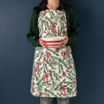 Christmas Garden apron by Cherith Harrison
