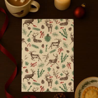 Christmas Writing Sets Reverse Christmas Reindeer