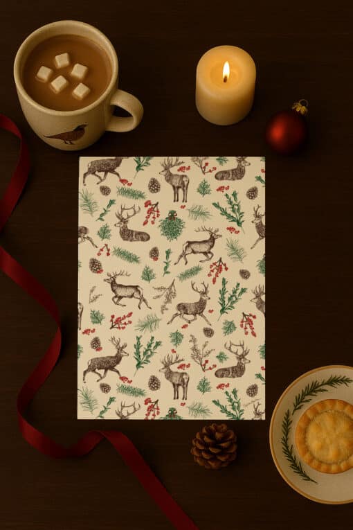 Christmas Writing Sets Reverse Christmas Reindeer