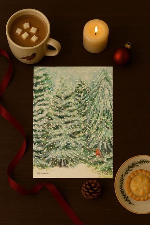 Christmas Writing Sets Reverse Winter Woodland