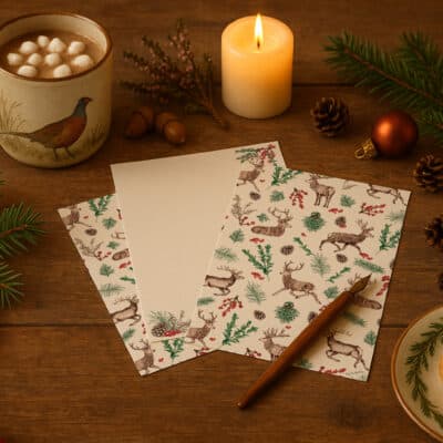 Christmas Writing Sets Santas Reindeer