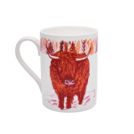 Cherith Harrison Highland Cow Bone China Mug