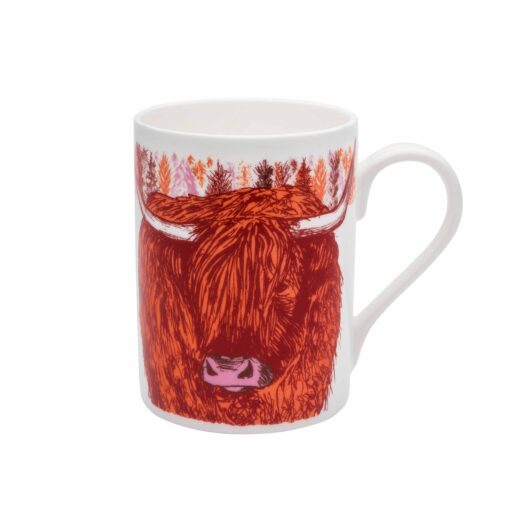 Cherith Harrison Highland Cow Bone China Mug
