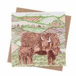 Cherith Harrison Highland Cow Love Fathers Day Card