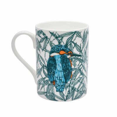 Cherith Harrison Kingfisher Bone China Side Mug