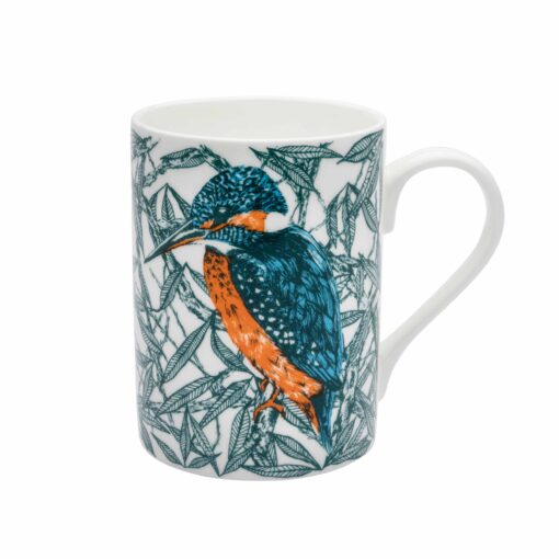 Cherith Harrison Kingfisher Bone China Side Mug
