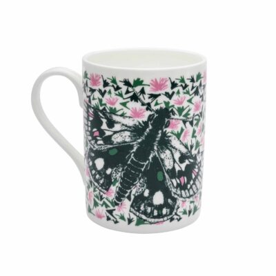 Cherith Harrison Large Butterflies Bone China Mug