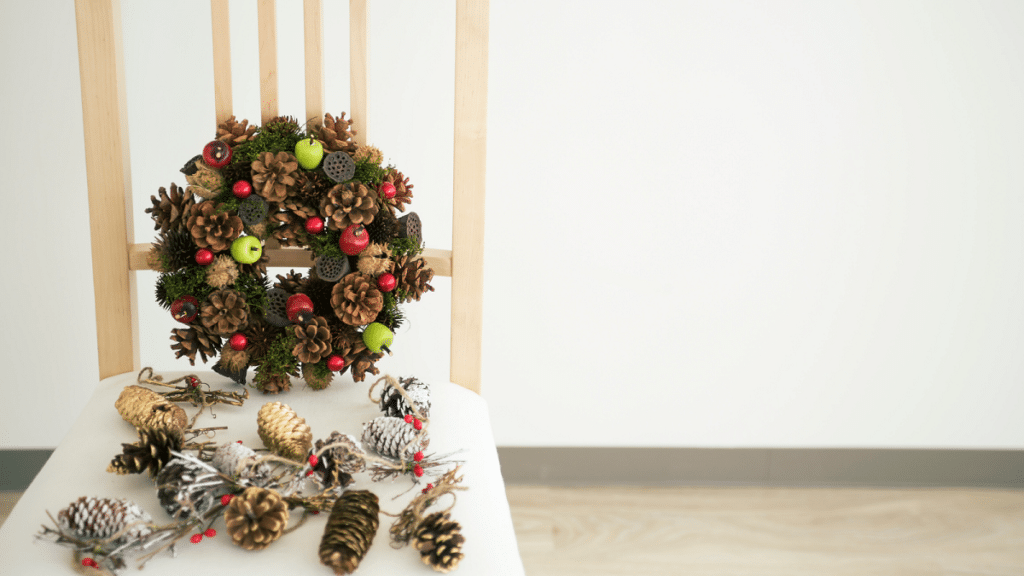 Christmas chair decorations
