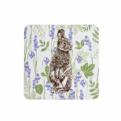 Cherith Harrison Woodland Creature Rabbit Coaster