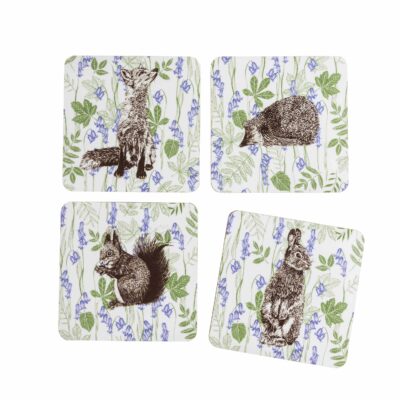 Cherith Harrison Woodland Creatures Coaster Set