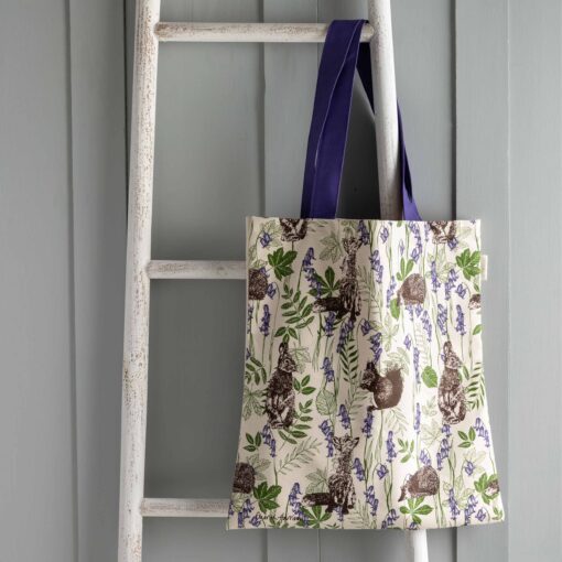 Cherith Harrison Woodland Creatures Hanging Tote Bag