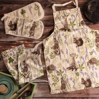 Cherith Harrison Woodland Creatures Kitchen Linens