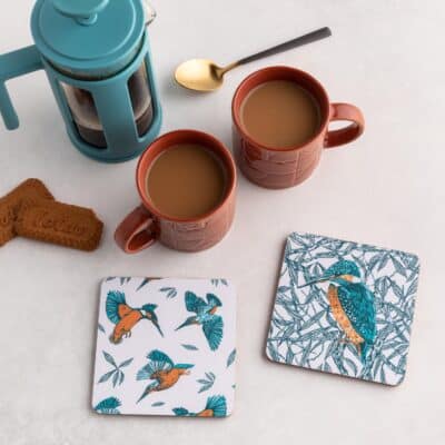 Cherith Harrison Kingfisher Coasters