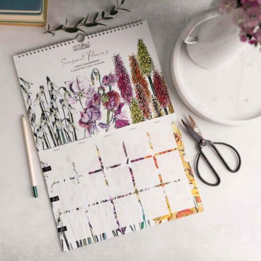Cherith Harrison Seasonal Flowers Calendar Front