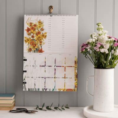 Seasonal Flowers Calendar and Quarterly Goal Planner - Image 5