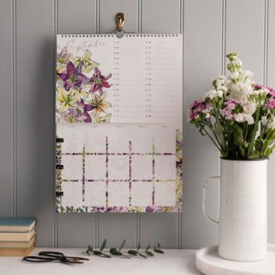 Seasonal Flowers Calendar and Quarterly Goal Planner - Image 11