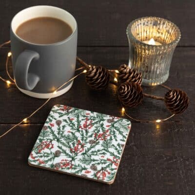 Cherith Harrison Christmas Reindeer Coaster Set
