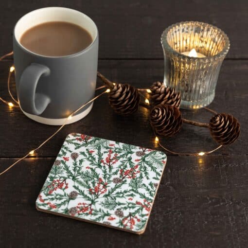 Cherith Harrison Christmas Reindeer Coaster Set