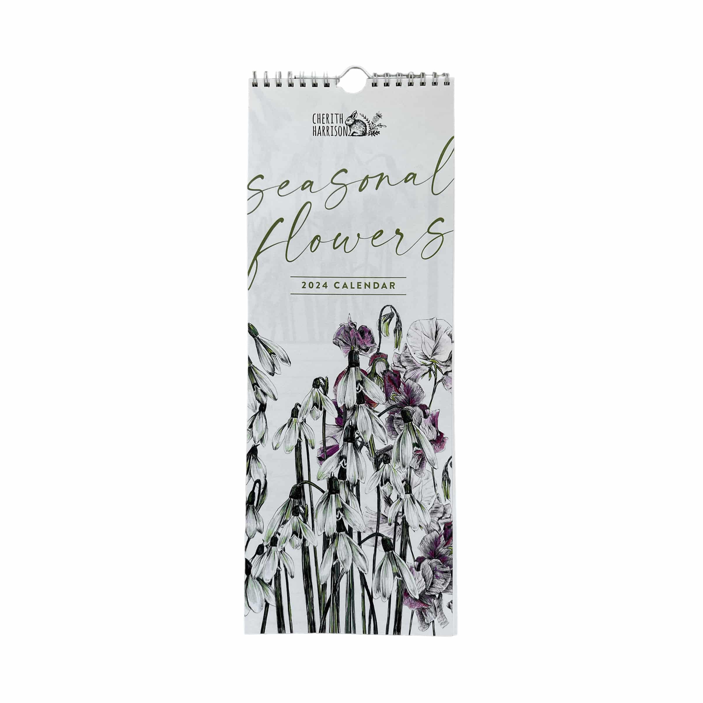 Seasonal Flowers Calendar by Cherith Harrison