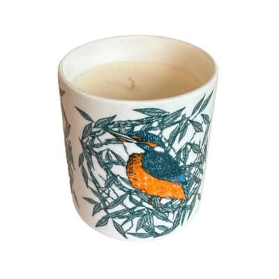 Luxury Kingfisher Candle by Cherith Harrison