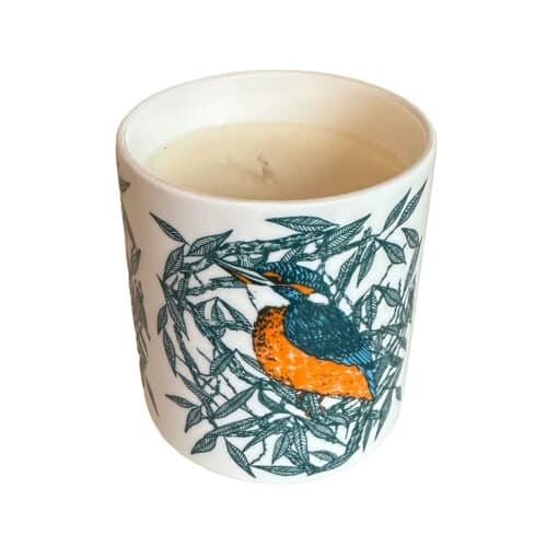 Luxury Kingfisher Candle by Cherith Harrison