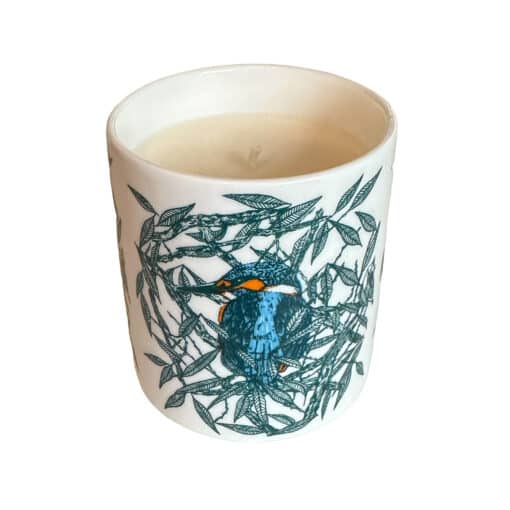 Luxury Kingfisher Candle by Cherith Harrison