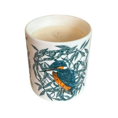 Luxury Kingfisher Candle by Cherith Harrison