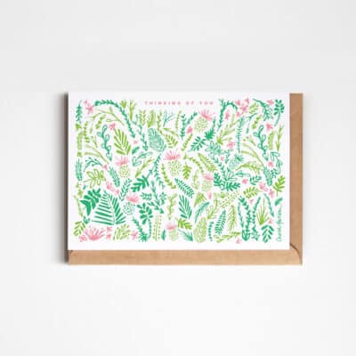 Thinking of You Greetings Card by Cherith Harrison